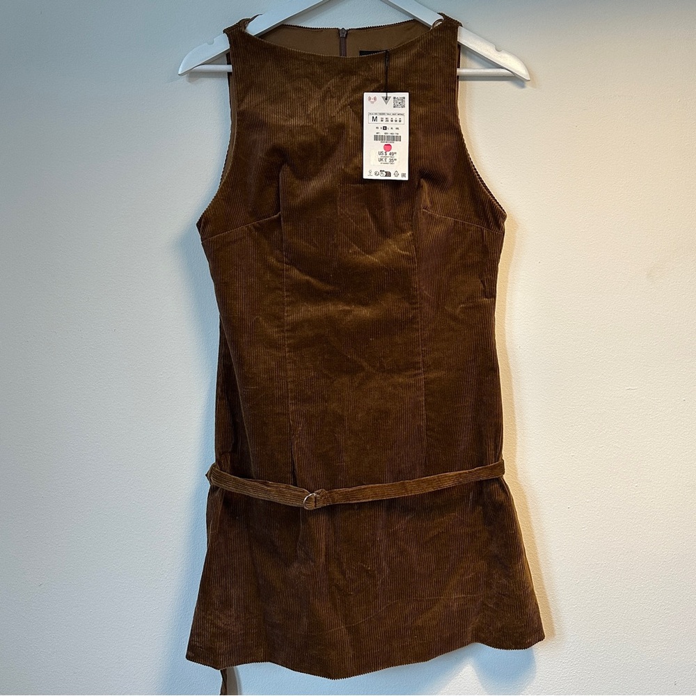 Zara 70’s Belted Mini Dress